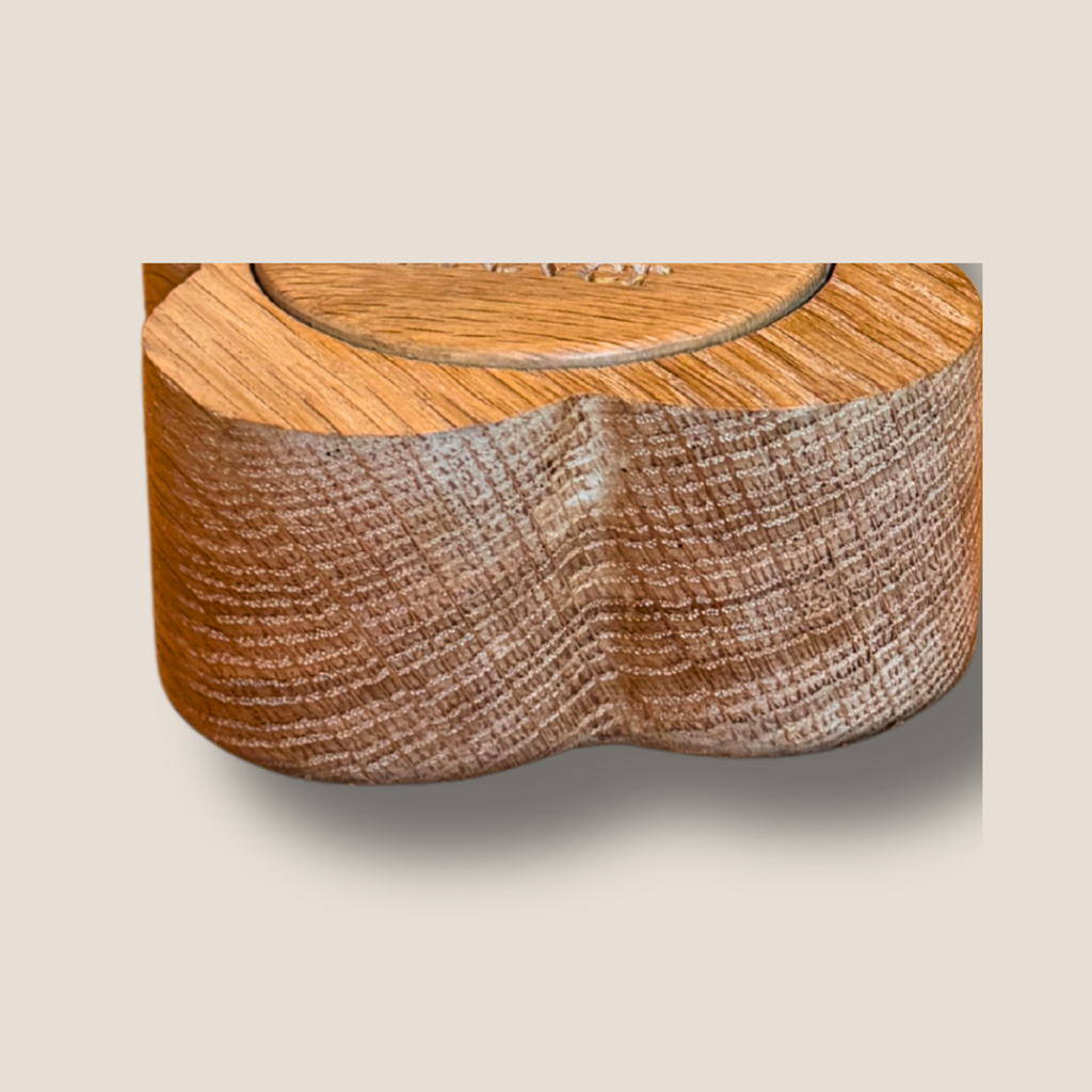 Flower Memorial Trinket Box – Handcrafted Wooden Keepsake
