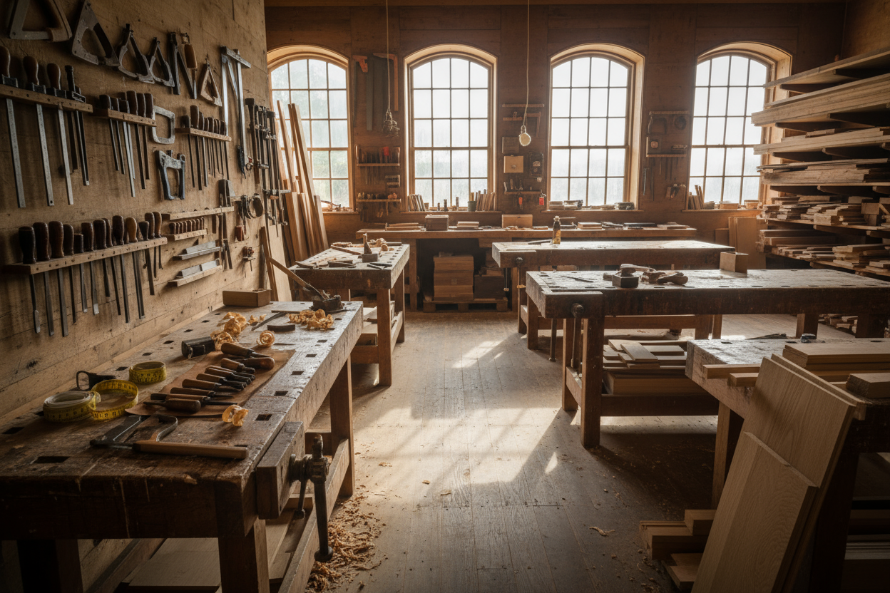 a joinery workshop