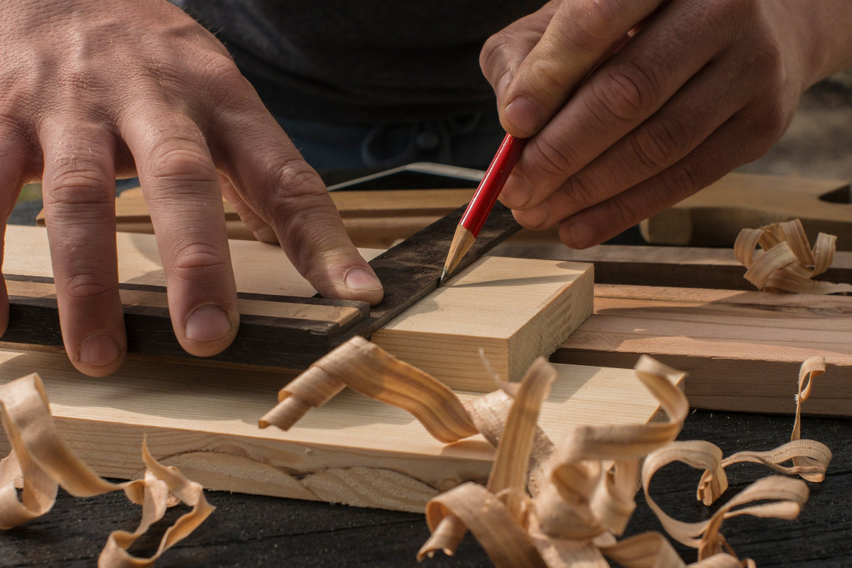 joiner working with wood