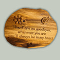 Personalised Garden Memorial Stone Alternative (Handcrafted Wood)